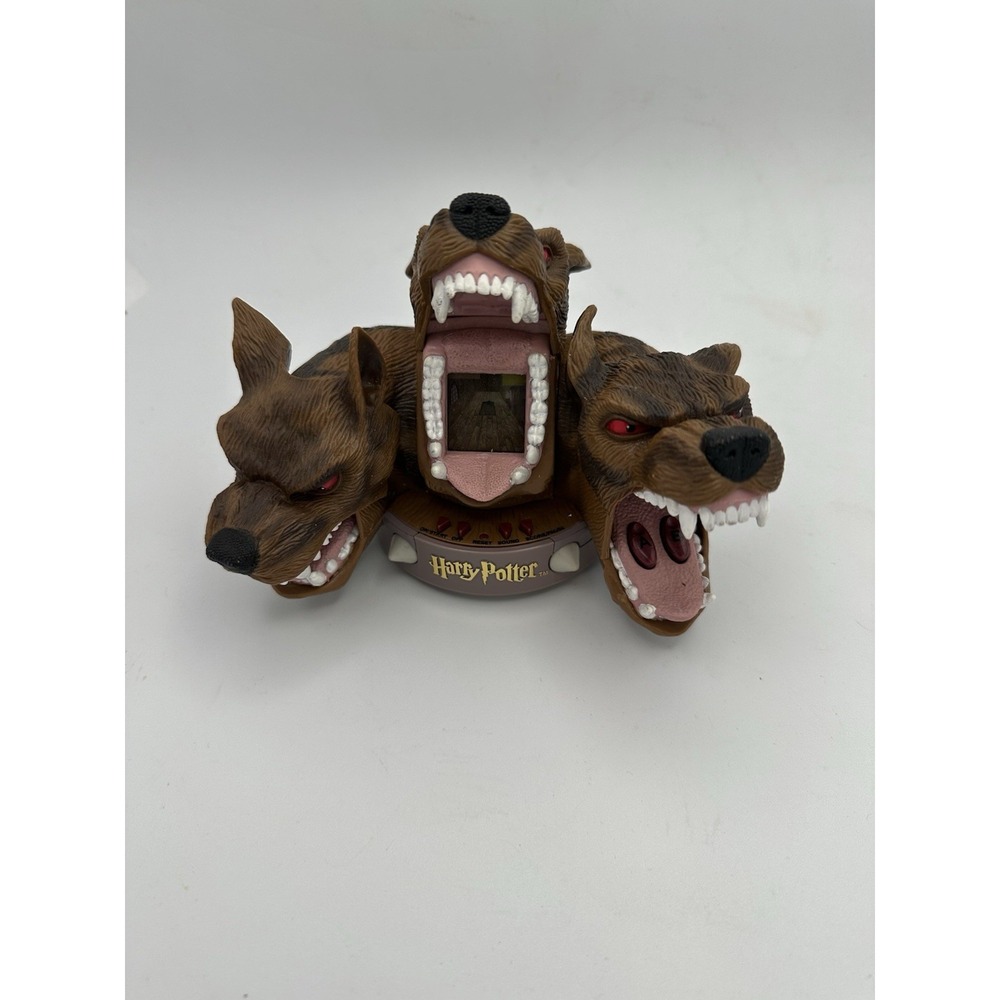 Harry‎ Potter 3 Headed Dog Fluffy Handheld Electronic Game Hasbro 2001 Working